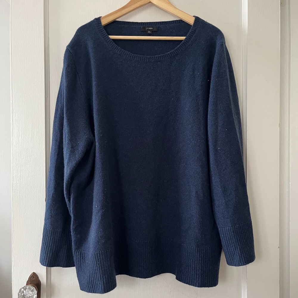 J Crew Oversized Wool/ Cashmere Blend Sweater